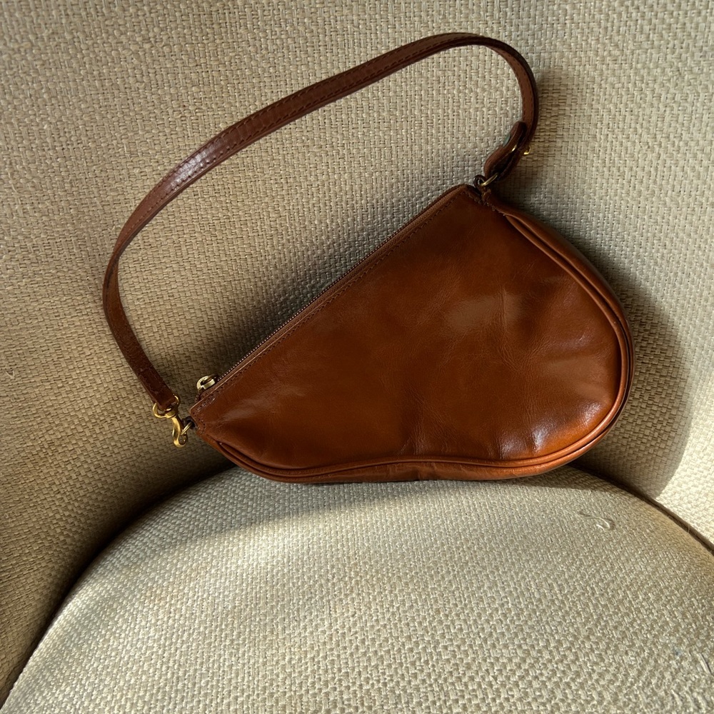 UNISA small brown leather handbag